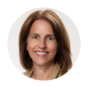 Circular headshot of Debbie Wilkerson.